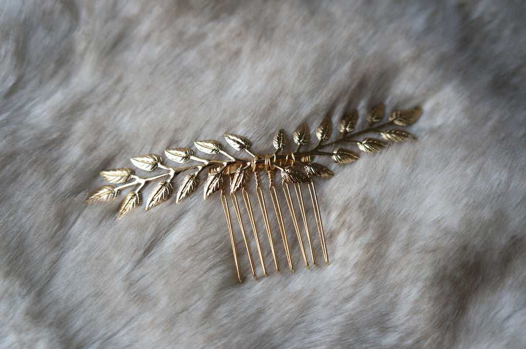 Laurel Bridal Comb