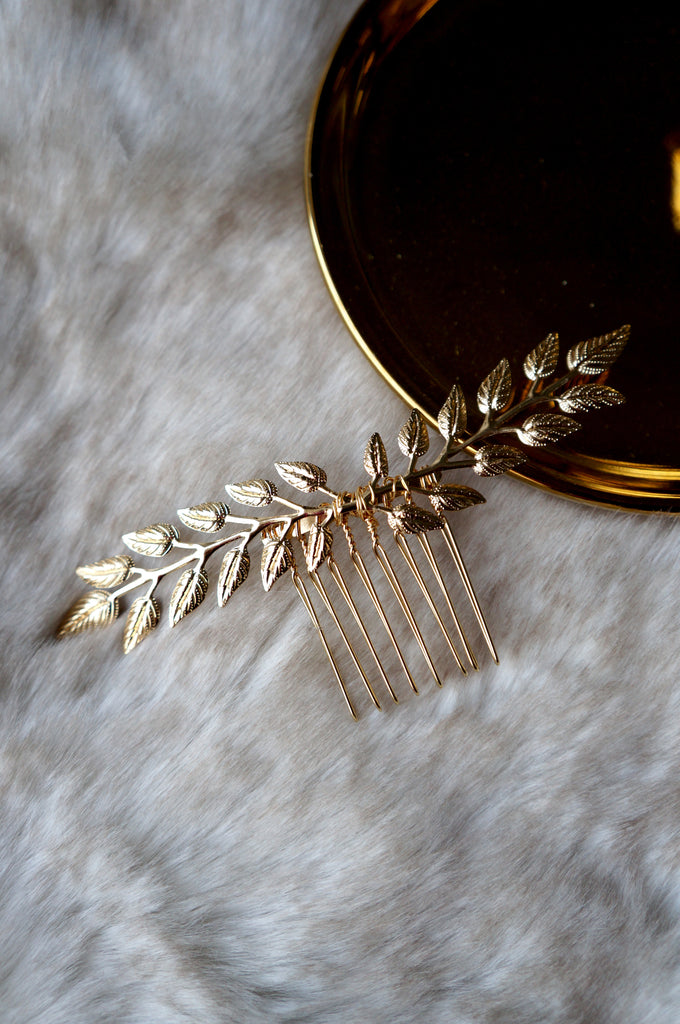 Laurel Bridal Comb