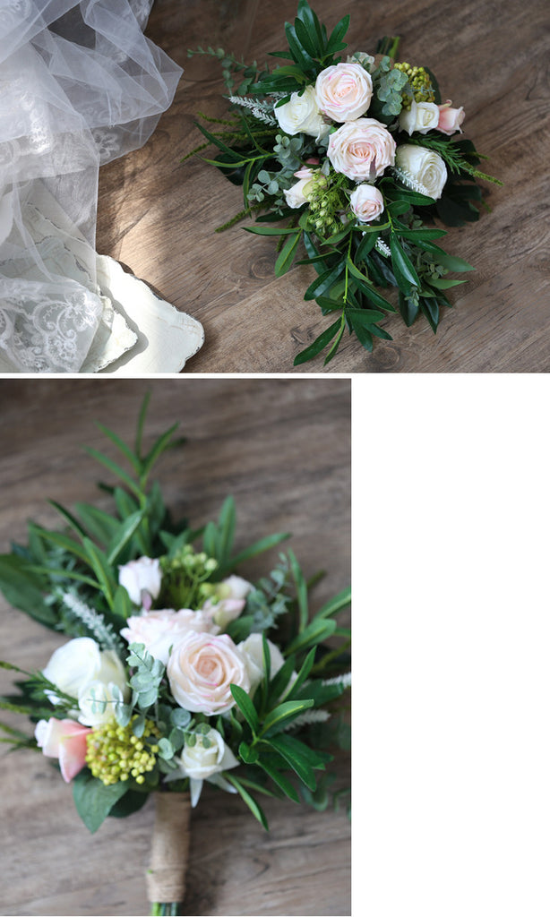 Light pink bridal bouquet