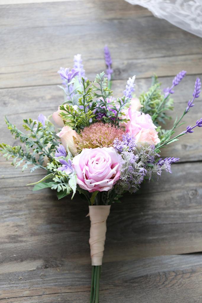 Lavender bridal bouquet