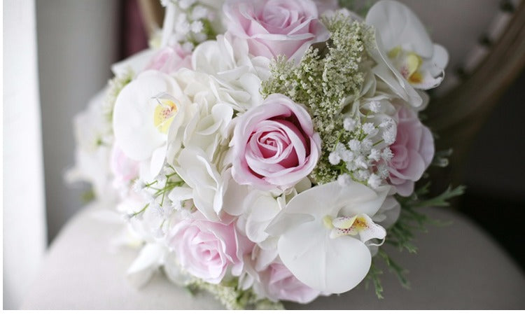 Orchid cascade bouquet