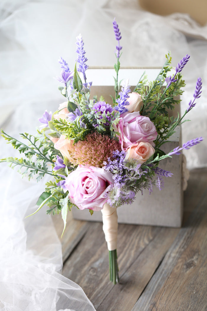 Lavender bridal bouquet
