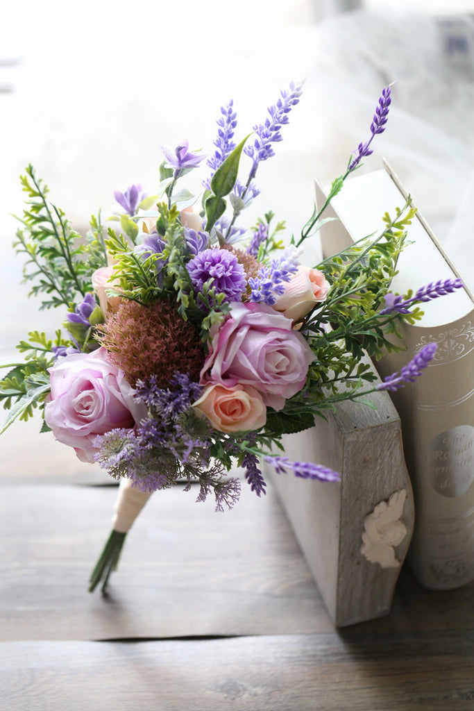 Lavender bridal bouquet