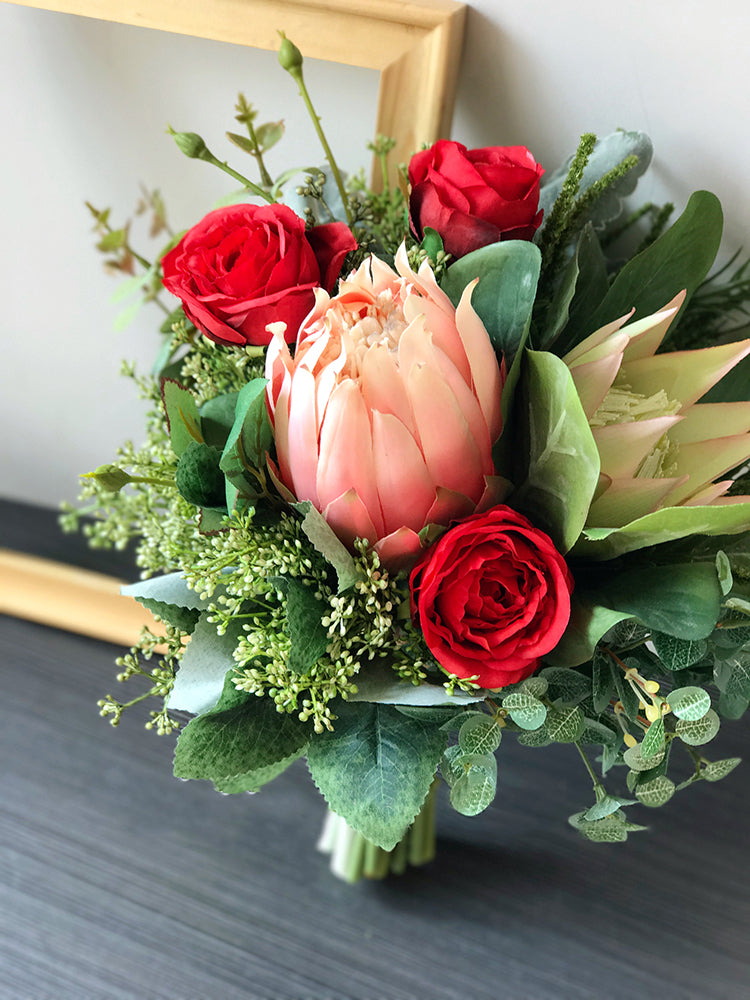 king protea bouquet