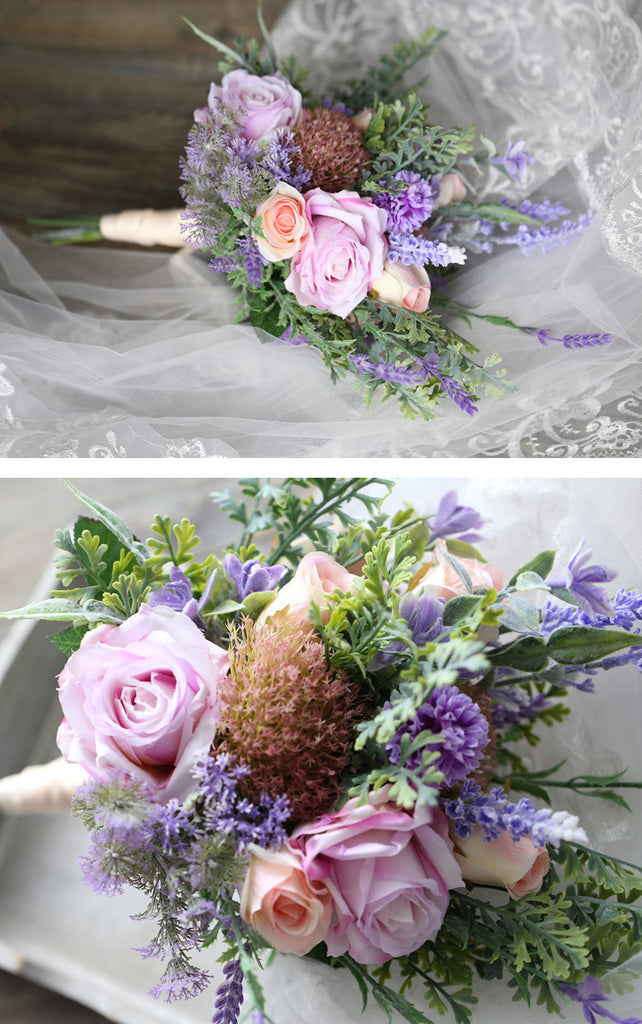 Lavender bridal bouquet