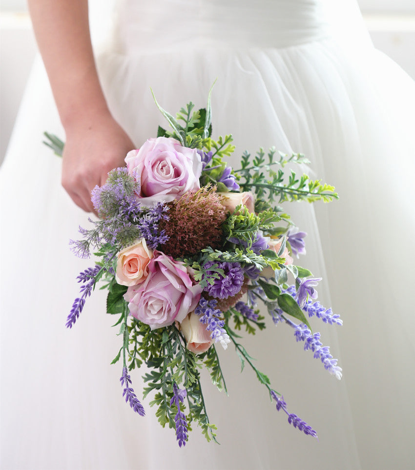 Lavender bridal bouquet