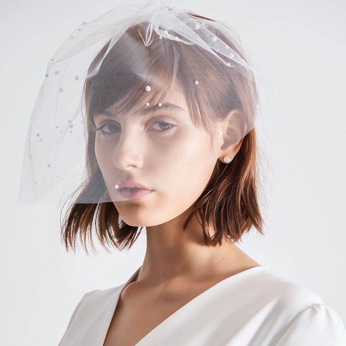 De Paris Birdcage Pearl Veil