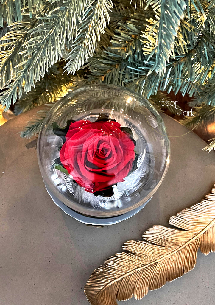 Spinning Rose Music Box