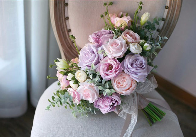 Light purple bridal bouquet
